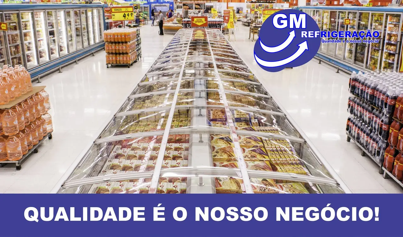 Serviço de refrigeração comercial realizado pela GM Refrigeração